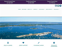 Tablet Screenshot of memorialfuneralhome.com